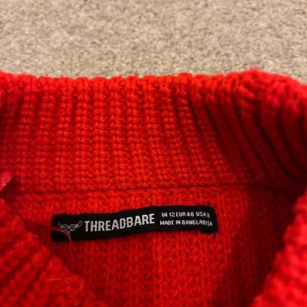 ASOS | red jumper | size 12